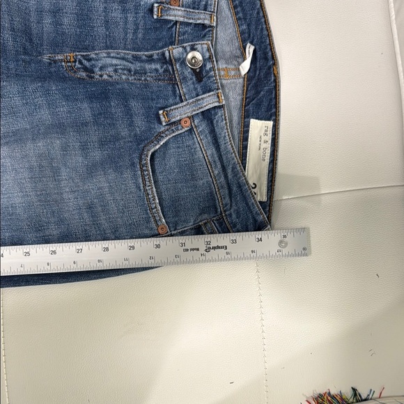 Rag and Bone DRE Low-Rise Slim Boyfriend Jeans Size 24 - Picture 6 of 12